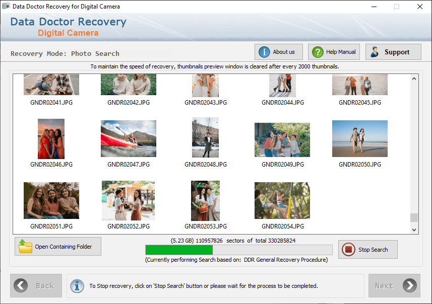 Searching process